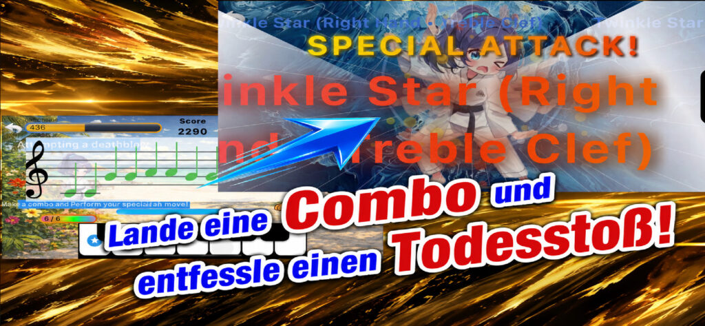 Baue einen Combo auf und entfessele einen Todesstreich