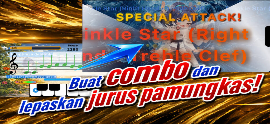 Bangun kombo dan lepaskan deathblow
