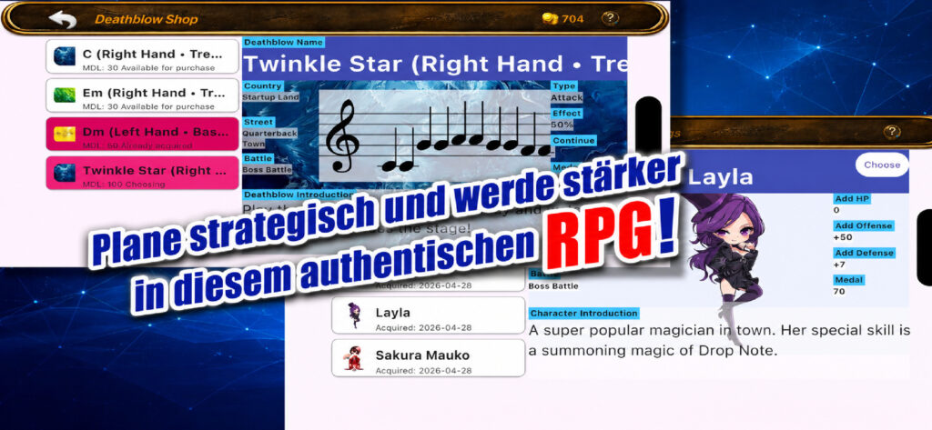 Strategisiere und werde stärker in einem echten RPG