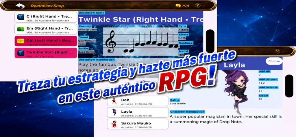 Estrategiza y hazte más fuerte en un auténtico RPG