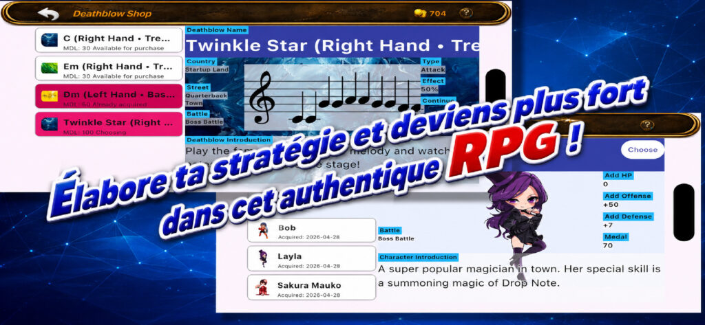 Élaborez une stratégie et devenez plus fort dans un véritable RPG