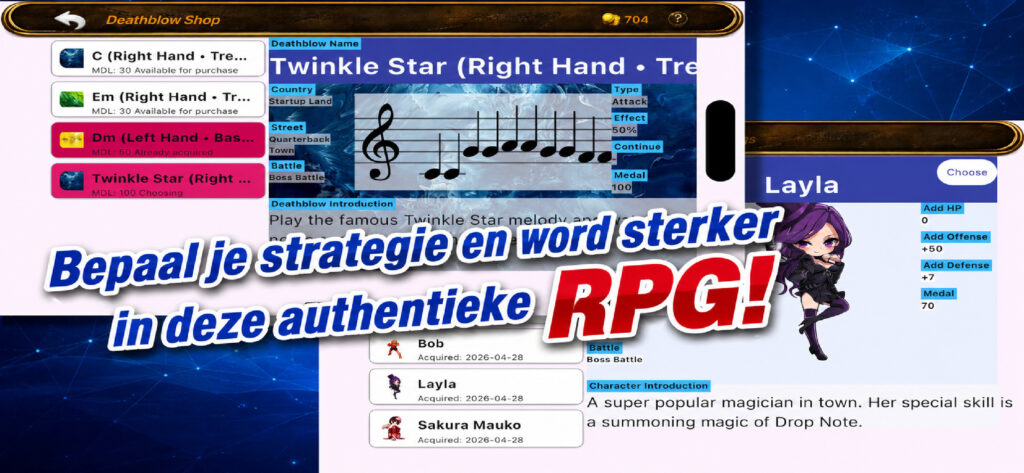 Strategiseer en word sterker in een echte RPG