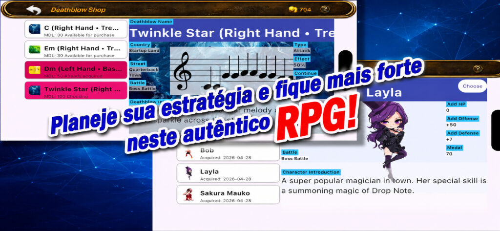 Estrategize e fique mais forte em um RPG autêntico