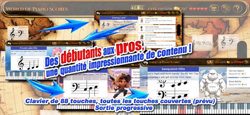 Des débutants aux joueurs avancés, un volume de contenu immense