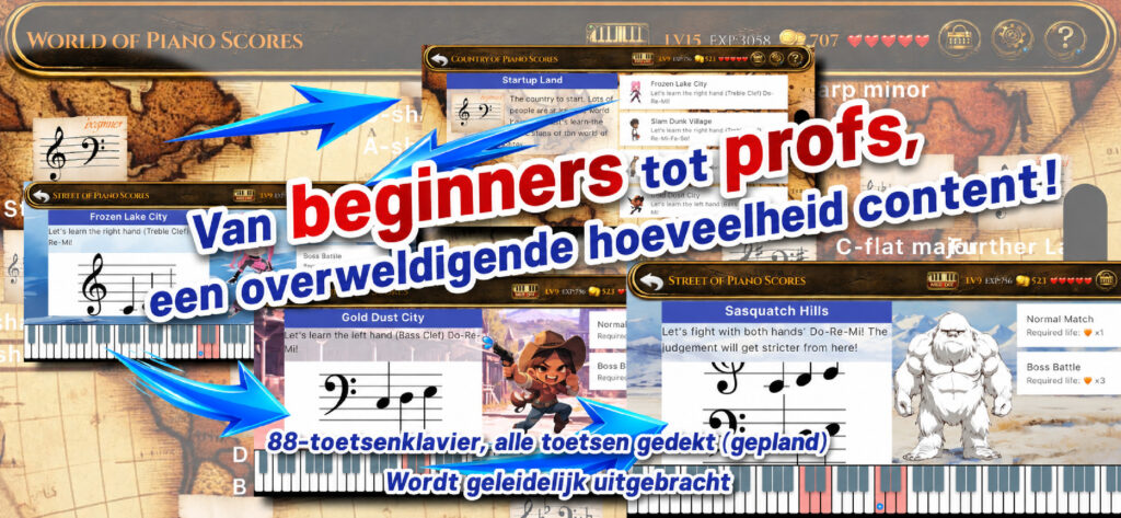 Van beginners tot gevorderden, enorm inhoudsvolume