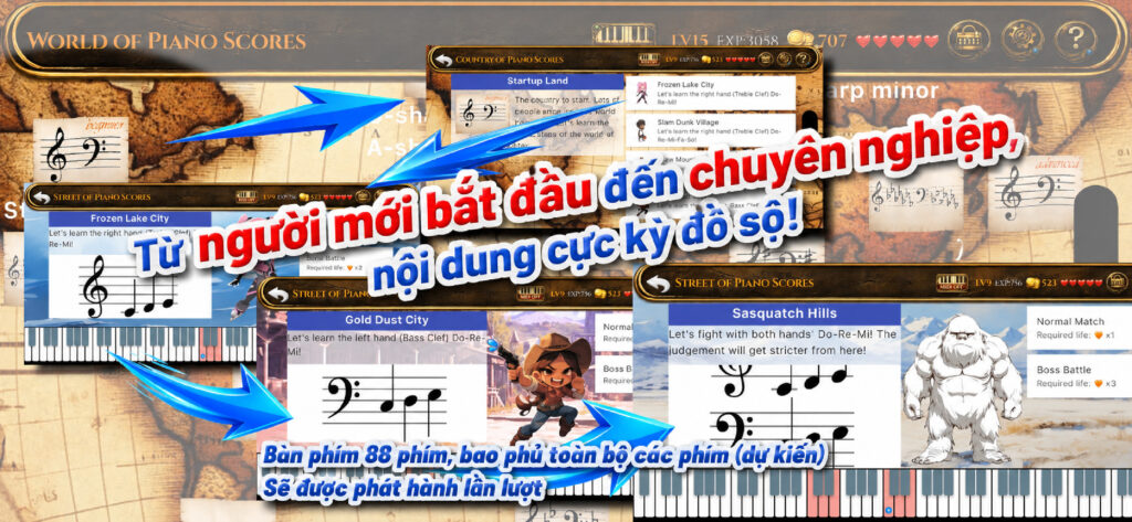 Từ người mới bắt đầu đến nâng cao, nội dung phong phú
